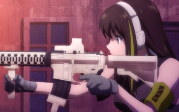 Anime, Anime Girls, Anime Screenshot, Girls Frontline, M4A1 (Girls Frontline), Long Hair Wallpaper