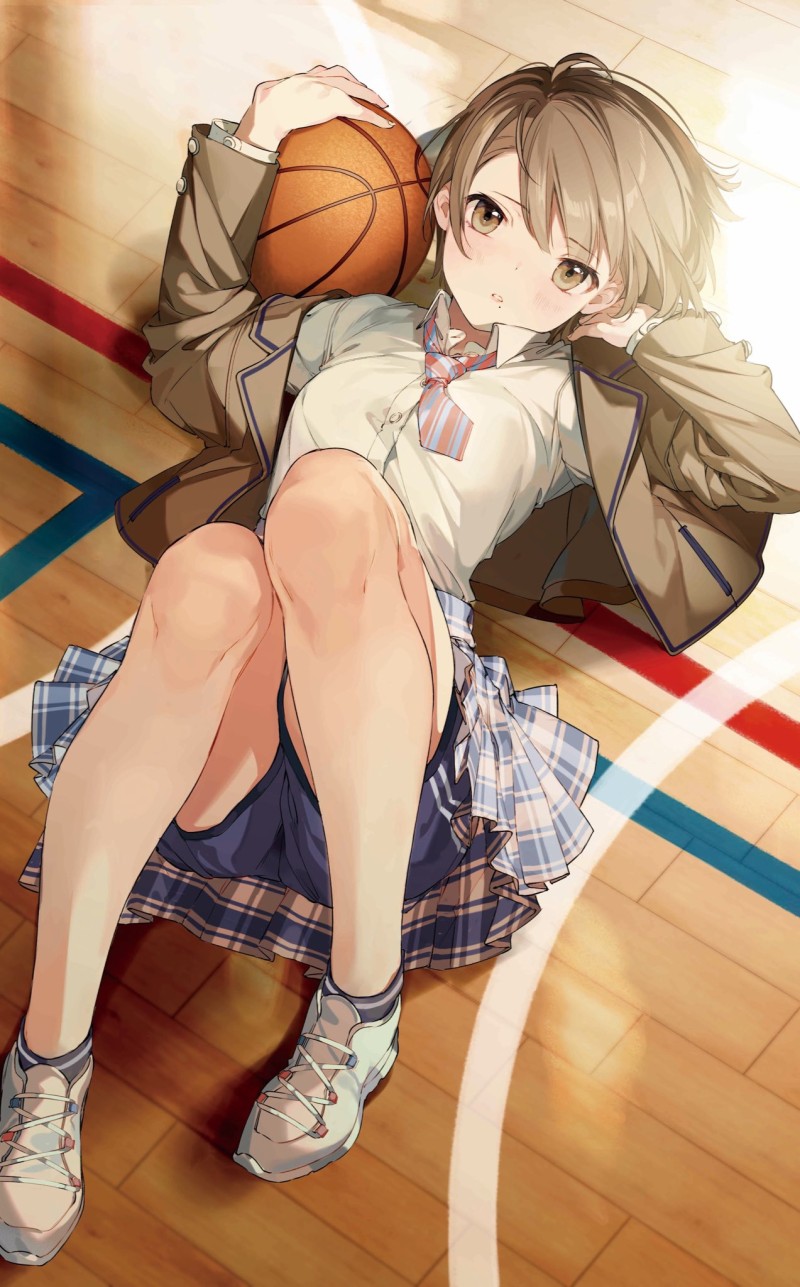 Anime, Anime Girls, Portrait Display, Basketball Wallpaper
