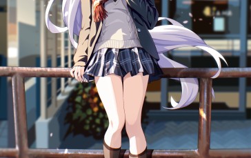 Anime, Anime Girls, Portrait Display, Long Hair, Schoolgirl Wallpaper