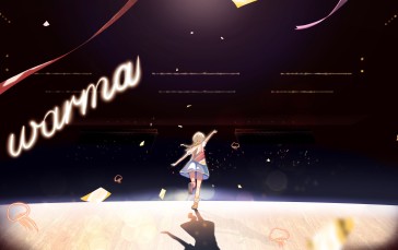 Anime Girls, Warma, Confetti, Stages Wallpaper