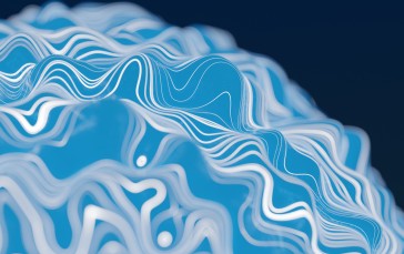 Digital Art, CGI, Blue Background, Blue Wallpaper