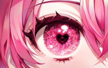 Anime, Anime Girls, Heart Eyes, Closeup Wallpaper