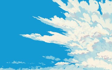 Digital Art, Illustration, Clouds, Sky Wallpaper
