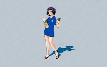Anime Girls, Anime, Flip Flops, Argentinian Wallpaper