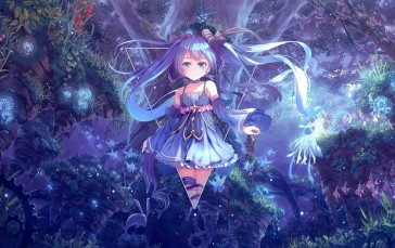 Anime, Anime Girls, Hatsune Miku, Landscape, Digital Art Wallpaper