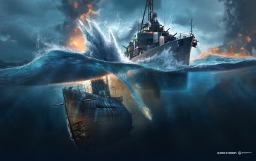 World of Warships , Wows, Warship, Wargaming, Submarine, War Wallpaper