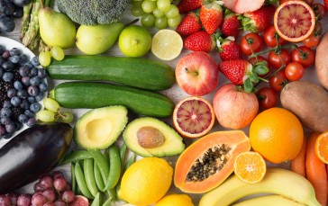 Still Life, Food, Fruit, Vegetables Wallpaper