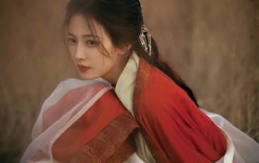 Asian, Women, Actress, Hanfu, Long Hair Wallpaper