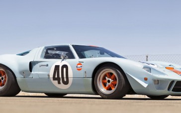Car, Vehicle, Blue Cars, Ford GT40 Wallpaper