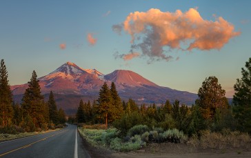Mount Shasta, California, Photography, Landscape Wallpaper