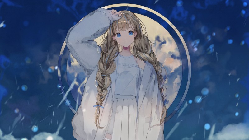 Anime, Anime Girls, Blonde, Blue Eyes Wallpaper