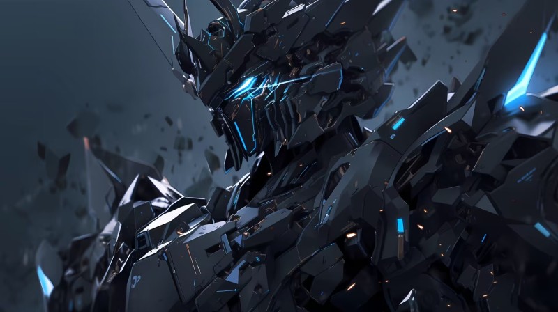 Digital Art, AI Art, Mechs, Gundam Wallpaper
