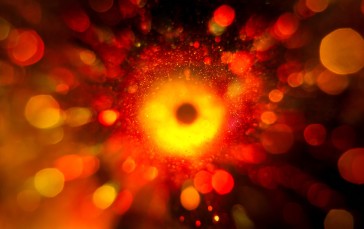 AI Art, Digital Art, Particle, Explosion, Explosions in the Sky, Collision Wallpaper
