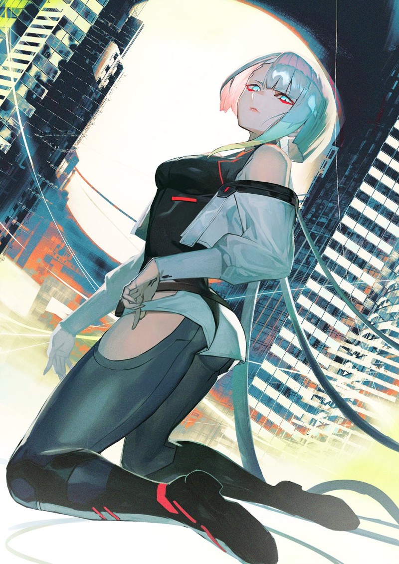Cyberpunk: Edgerunners, Lucyna Kushinada (Cyberpunk: Edgerunners), Anime Girls, Anime, Fan Art Wallpaper