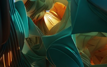 Abstract, 3D Abstract, Blender, Colorful Wallpaper