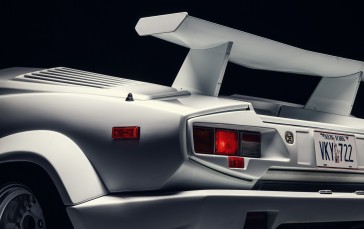 Lamborghini Countach, Countach 25th Anniversary, White Cars, Photography, Car Wallpaper
