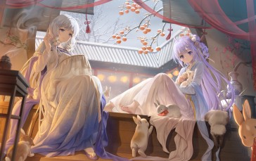 Azur Lane, Unicorn (Azur Lane), HaneRu, Anime Girls Wallpaper