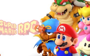Super Mario Rpg, Mario, Bowser, Princess Peach, Digital Art, Video Games Wallpaper