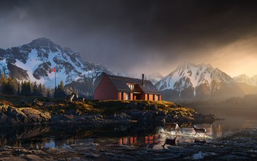 Norway, Europe, Digital Art, Artwork Wallpaper