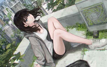 Anime, Illustration, Anime Girls, Artwork, Short Hair Wallpaper