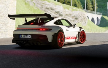 Porsche 992 GT3 RS, Car, PC Gaming, Digital Art Wallpaper