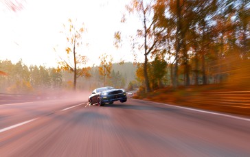 Autumn Boar, Spark, Speed-limit, Car, High View Wallpaper