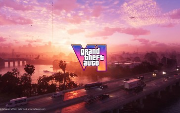 Grand Theft Auto VI, Games Posters, Sunset, Sunset Glow Wallpaper