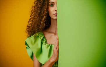 Adam Wawrzyniak, Women, Brunette, Green Eyes Wallpaper