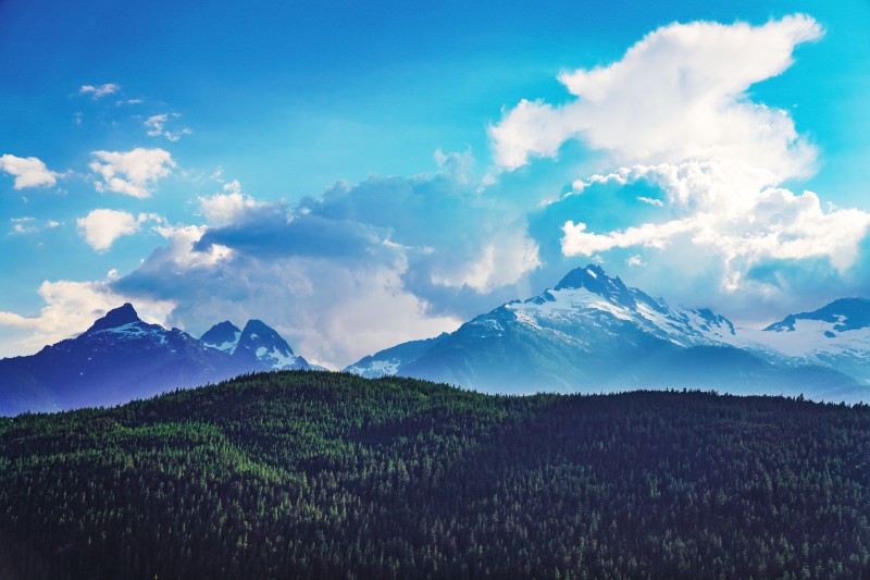 Mountains, Landscape, Nature, Canada, Clouds Wallpaper