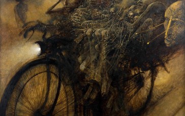 Zdzisław Beksiński, Artwork, Creepy, Horror Wallpaper