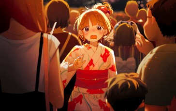 Anime, Anime Girls, Kimono, Portrait Display Wallpaper