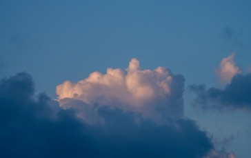Sky, Cloud Mass, Clouds, Evening, Simple Background Wallpaper