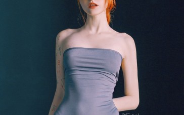 Karina Salakhutdinova, Women, Redhead, Makeup Wallpaper