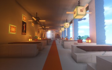 Minecraft, Building, Video Games, CGI, Interior Wallpaper