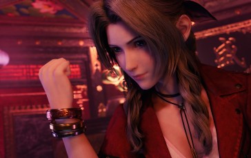 Final Fantasy VII: Remake, Aerith Gainsborough, CGI, Video Game Girls, Brunette Wallpaper