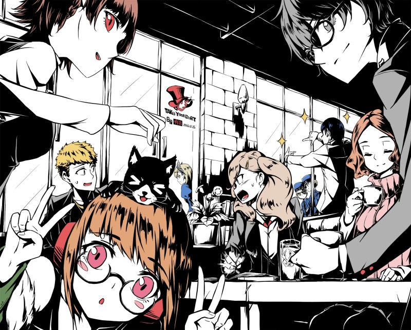 Anime, Anime Girls, Glasses, Persona 5, Fan Art Wallpaper
