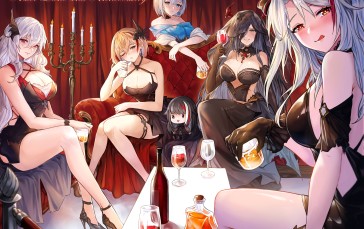 Azur Lane, Iron Blood, Anime Girls, German Wallpaper