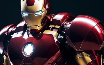 AI Art, Iron Man, Marvel Comics, Superhero, Digital Art Wallpaper