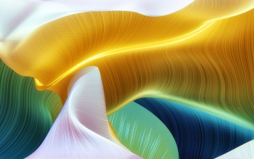 ColorOS, Abstract, Digital Art Wallpaper
