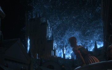 Final Fantasy XVI, Square Enix, Crystal , Castle, Medieval, Stars Wallpaper