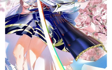 Anime, Anime Girls, Kamisato Ayaka (Genshin Impact), Genshin Impact, Sword Wallpaper