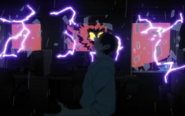 Jujutsu Kaisen, Fushiguro Toji, Owl, Lightning Wallpaper