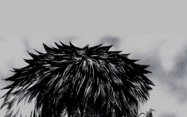Manga, Berserk, Guts, Simple Background, Anime Men, One Eye Closed Wallpaper