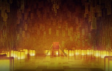 Jujutsu Kaisen, Room, Anime, Lights, Lantern Wallpaper