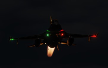 TUAF, General Dynamics F-16 Fighting Falcon, Digital Combat Simulator, Afterburner, Air Force Wallpaper