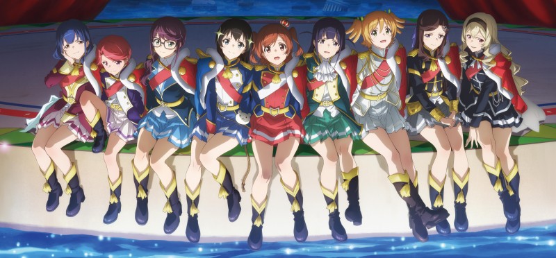 Shoujo Kageki Revue Starlight, Shoujo☆Kageki, Sitting, Uniform Wallpaper