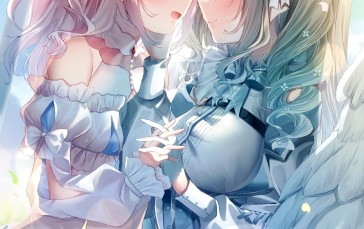 Anime, Anime Girls, Yuri, Pixiv Wallpaper