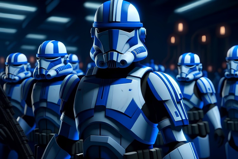 Star Wars, Clone Trooper, AI Art, Armor, Helmet Wallpaper