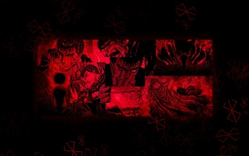 Red, Manga, Dark Fantasy, Berserk Wallpaper