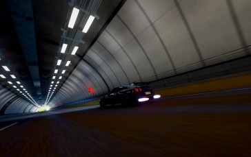 Nissan GT-R NISMO, Eruption, Tunnel, Low-angle Wallpaper